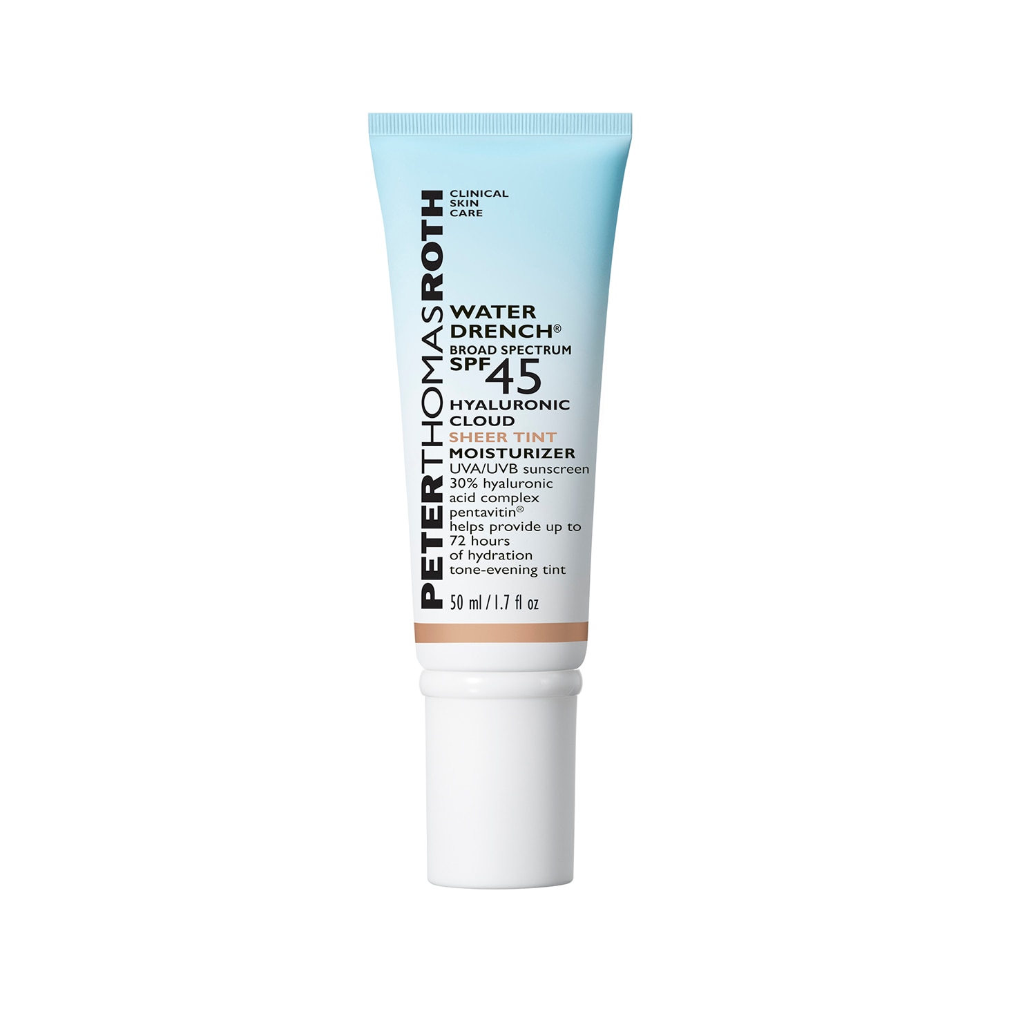 WATER DRENCH® BROAD SPECTRUM SPF 45 HYALURONIC SHEER TINT MOISTURIZER (CREMA HIDRATANTE)